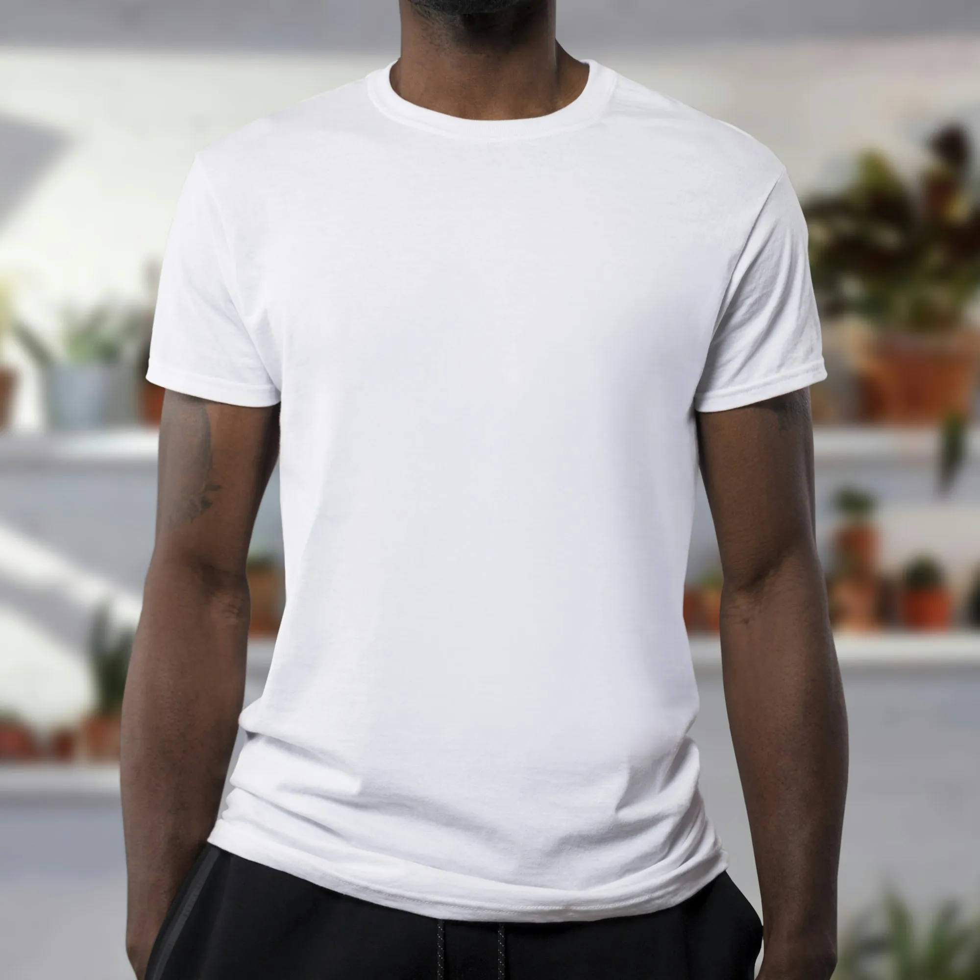 T-shirt blanc floqué du logo Petit Poto